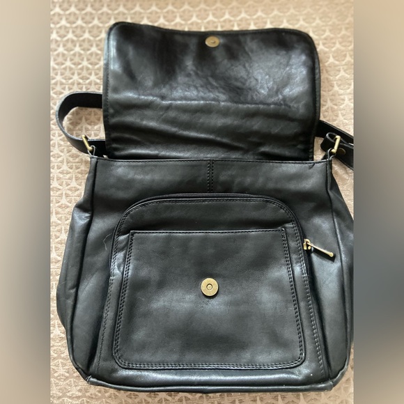 Giudi Italian Leather Brown Crossbody Shoulder Bag, leather  bag, vintage bag - Picture 14 of 14